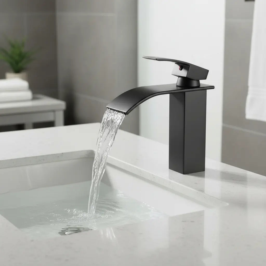 LLAVE CASCADA MONOMANDO PARA LAVAMANOS