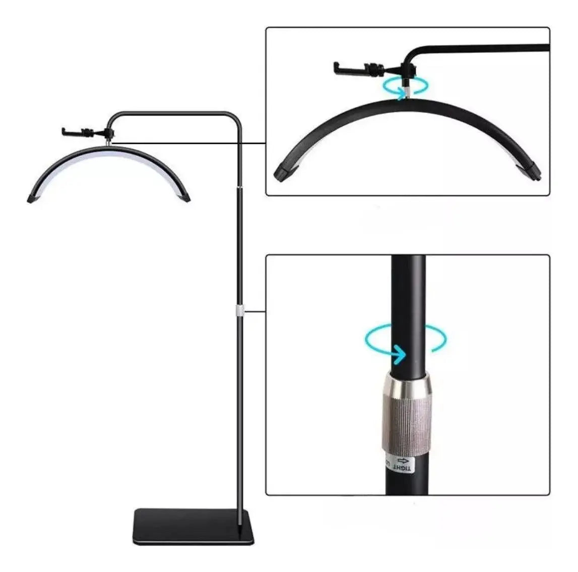 LÁMPARA LED TIPO LUNA 3 TONOS 20W REGULABLE