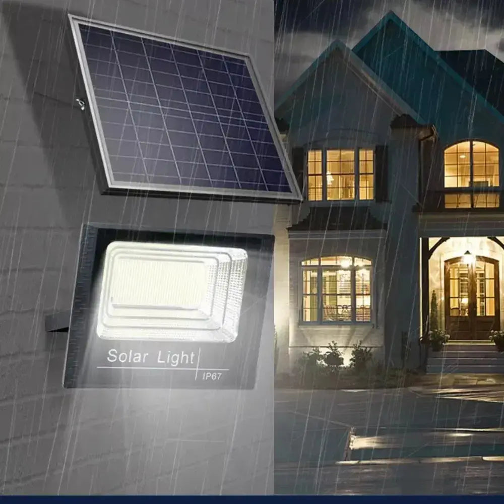 FOCO  SOLAR LED 400W + CONTROL REMOTO -EXTERIOR