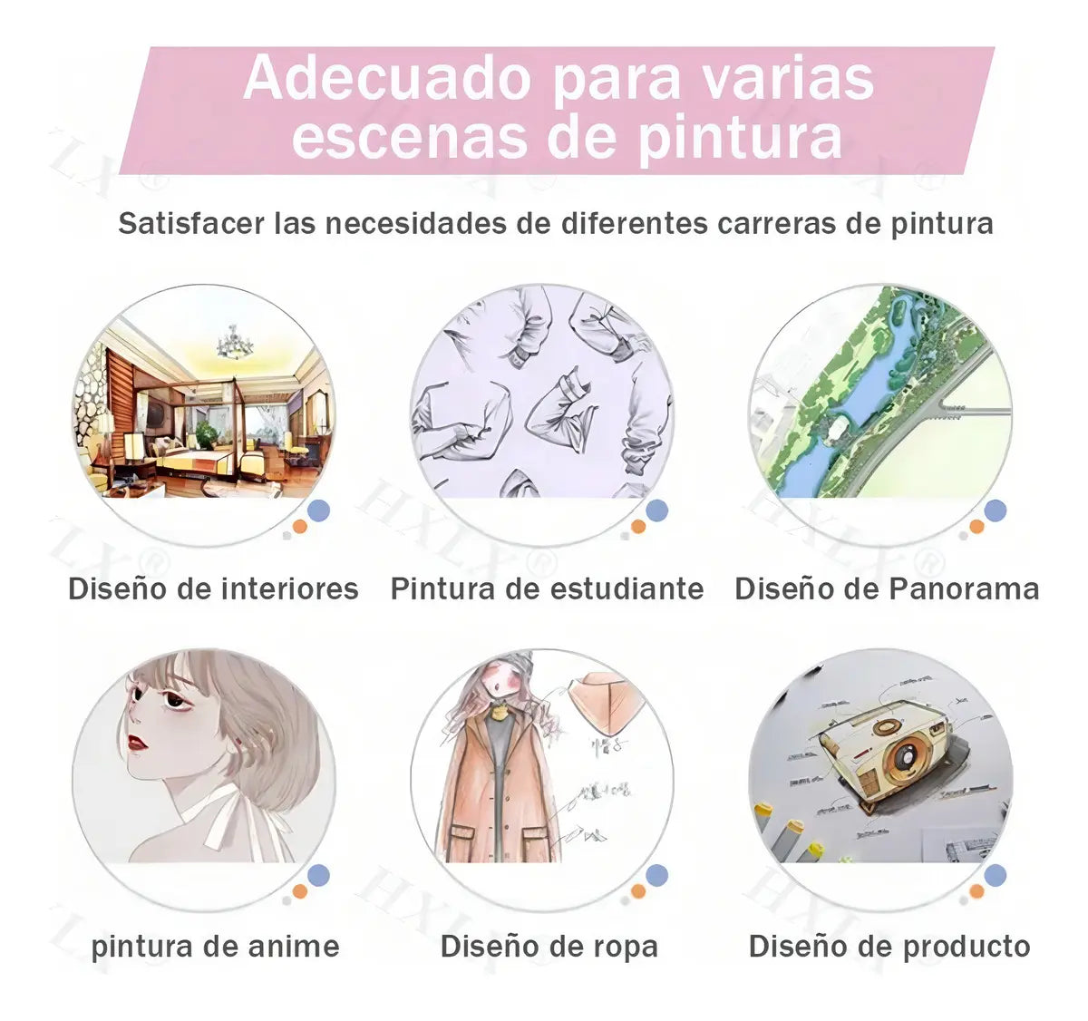 SET DE DIBUJO Y PINTURA 208 PIEZAS PORTÁTIL PARA NIÑOS