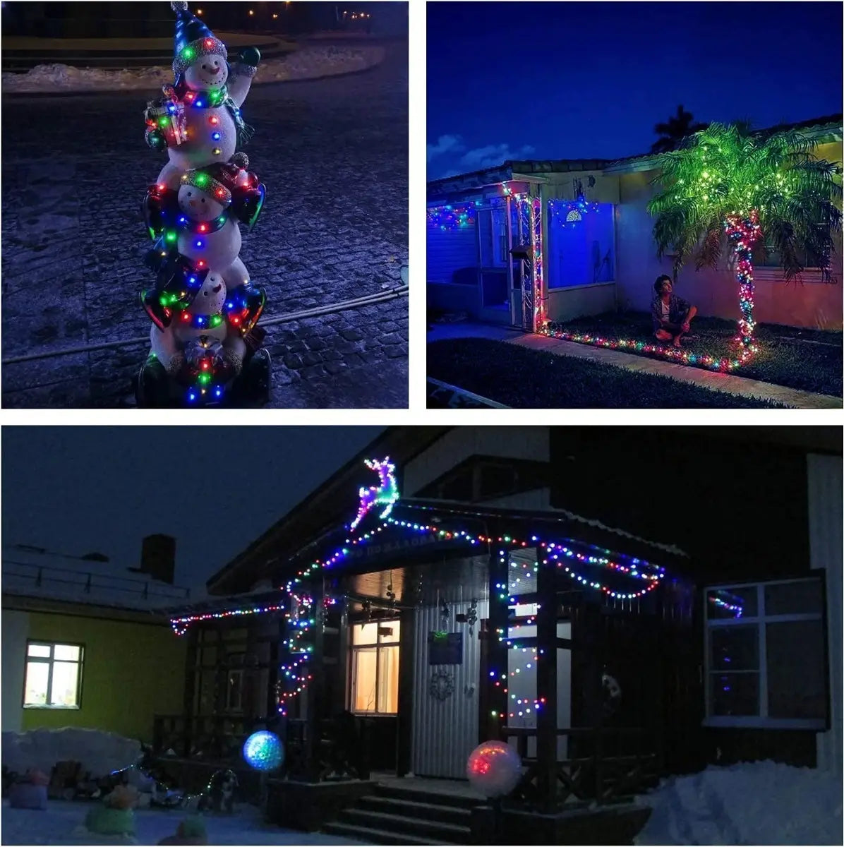 LUCES SOLARES DE ALAMBRE HADA LED 30 METROS MULTICOLOR PARA EXTERIOR