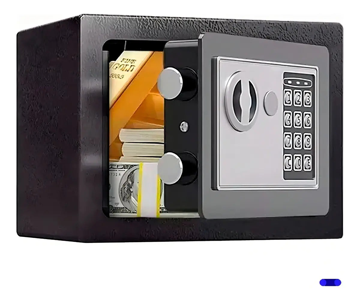 CAJA FUERTE DE SEGURIDAD ELECTRÓNICA CON COMBINACIÓN Y LLAVE