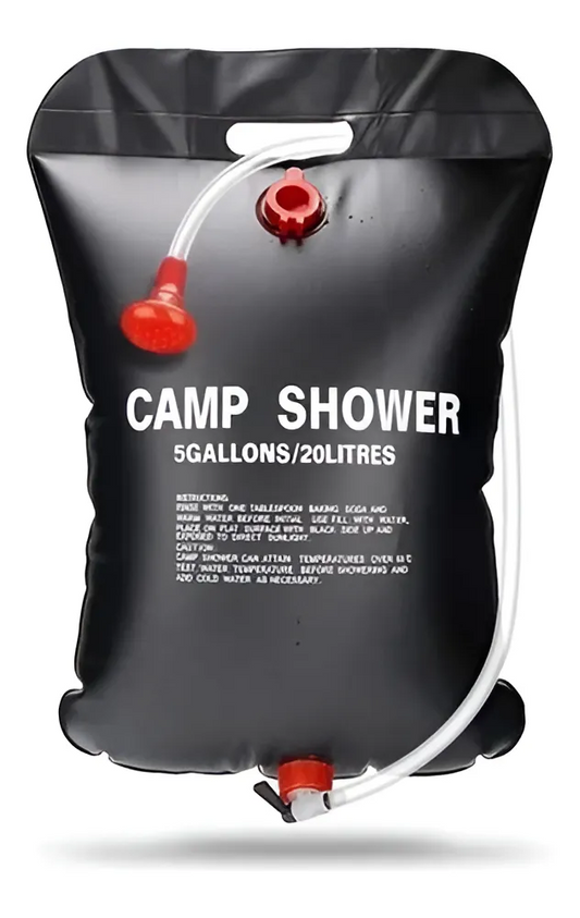 DUCHA PORTÁTIL CAMPING PLAYA 20L EXTERIOR COMPACTA