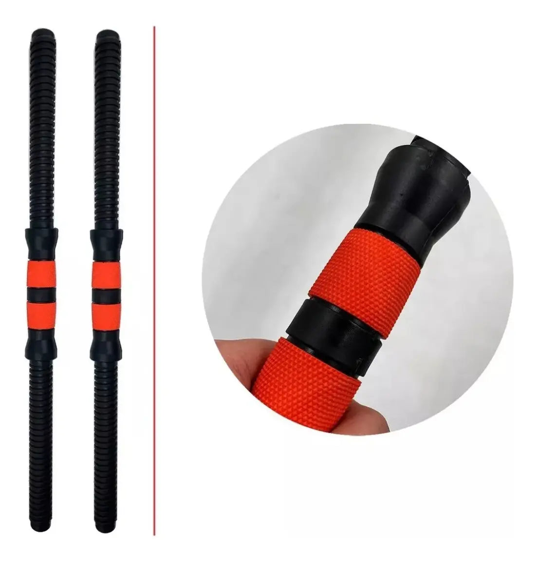 SET DE 2 MANCUERNAS AJUSTABLES 15KG CON BARRA EXTENSORA MULTIFUNCIONAL