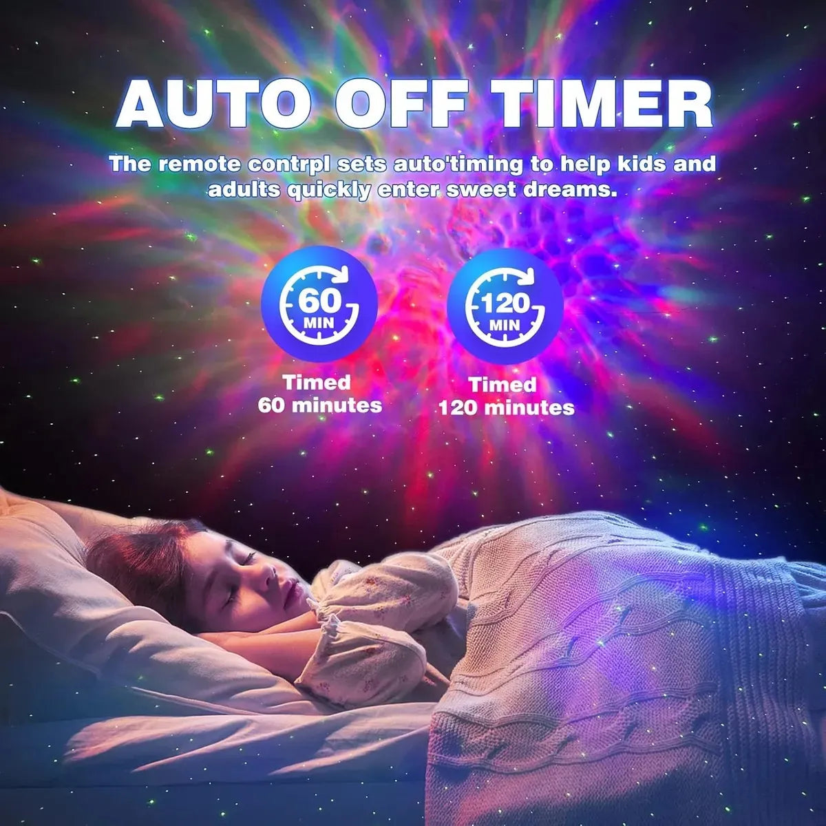 LÁMPARA ASTRONAUTA PROYECTOR GALAXIA LED ESTRELLAS USB CON CONTROL REMOTO