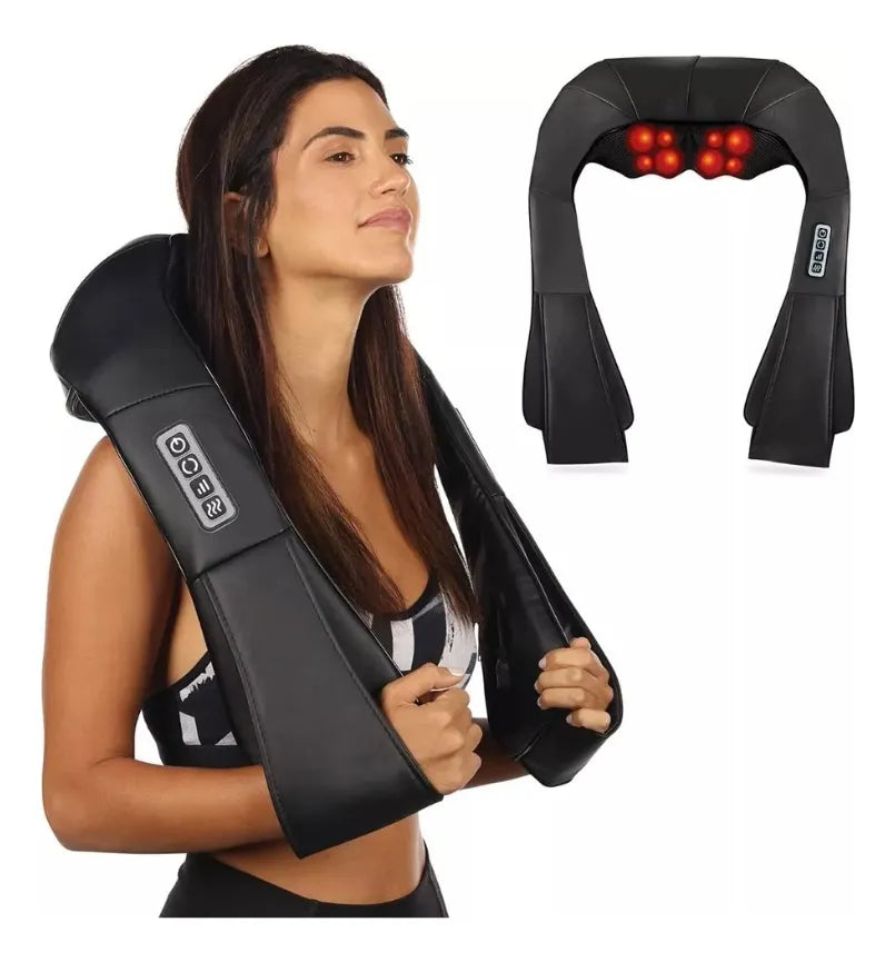 Masajeador Infrarrojo Profesional Cuello Espalda Hombro Negro
