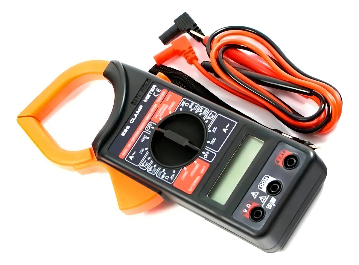 TESTER PINZA MULTITESTER AMPERÍMETRO DIGITAL CON PUNTAS DE MEDICIÓN