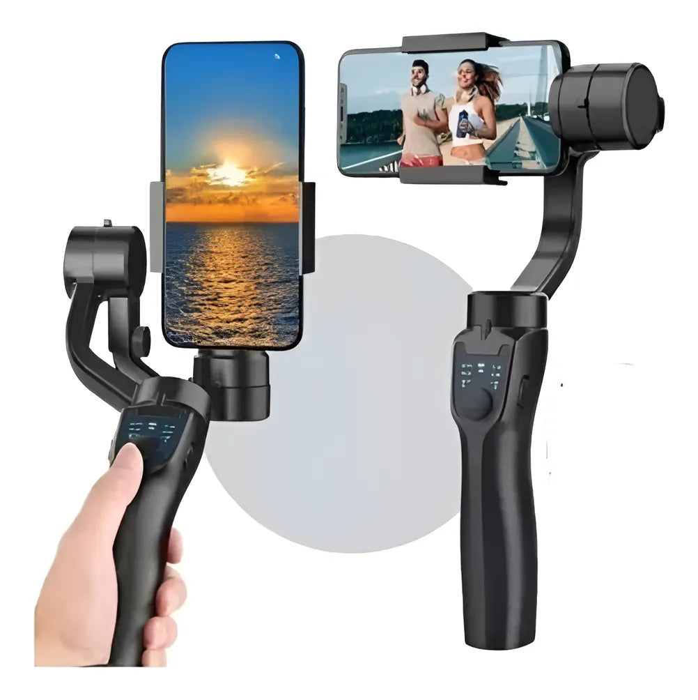 Estabilizador De Celular Soporte Gimbal Estabilizador Camara Color Negro