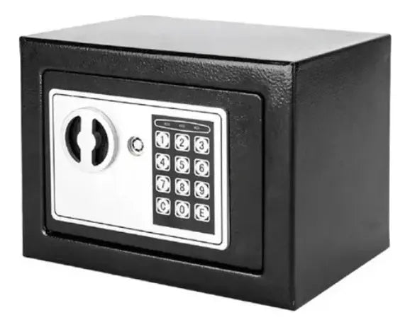 CAJA FUERTE DE SEGURIDAD ELECTRÓNICA CON COMBINACIÓN Y LLAVE