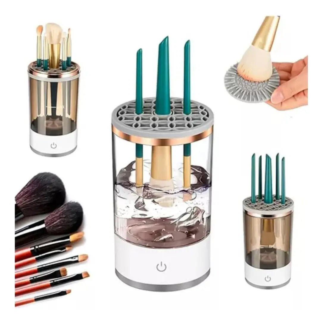 LIMPIADOR DE BROCHAS DE MAQUILLAJE ELÉCTRICO USB