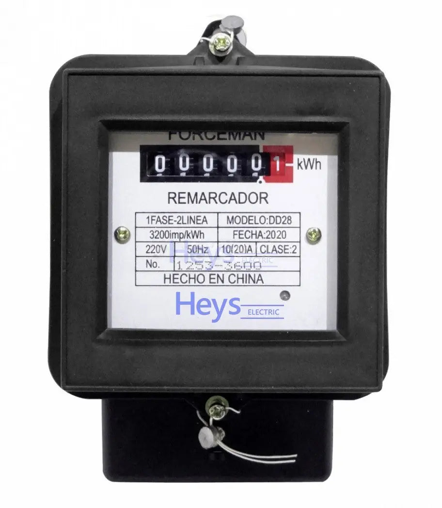 REMARCADOR MONOFÁSICO 220V 10(20)A 50Hz IP51