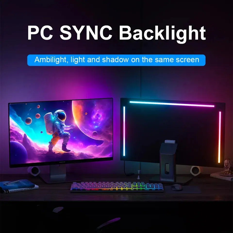 TIRA LED RGB + IC PC SYNC BACKLIGHT MONITOR 24" GAMER