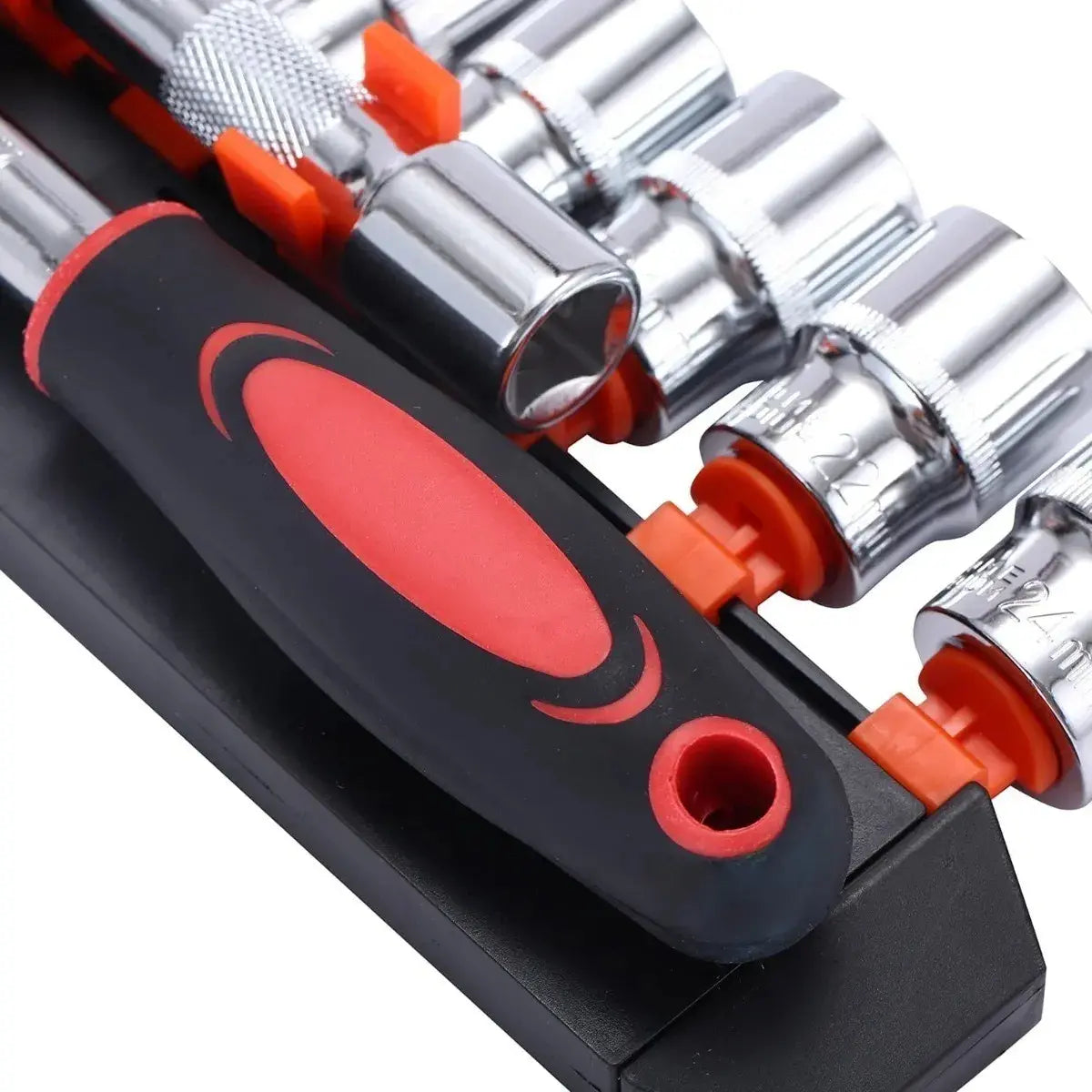 SET JUEGO DE DADOS 12 PIEZAS CON CHICHARRA 1/4" CROMO VANADIO
