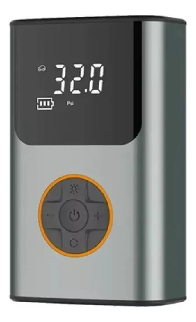 COMPRESOR DE AIRE PORTÁTIL DIGITAL 50W 150 PSI NEGRO