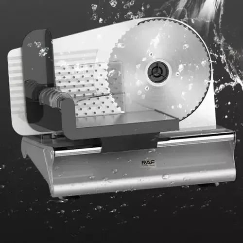 CORTADORA REBANADORA DE CARNE Y FIAMBRE ELÉCTRICO RAF R.8800 200W