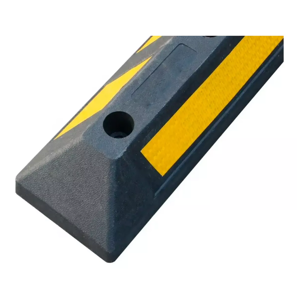TOPE DE ESTACIONAMIENTO 60X15X10CM NEGRO/AMARILLO PARKING
