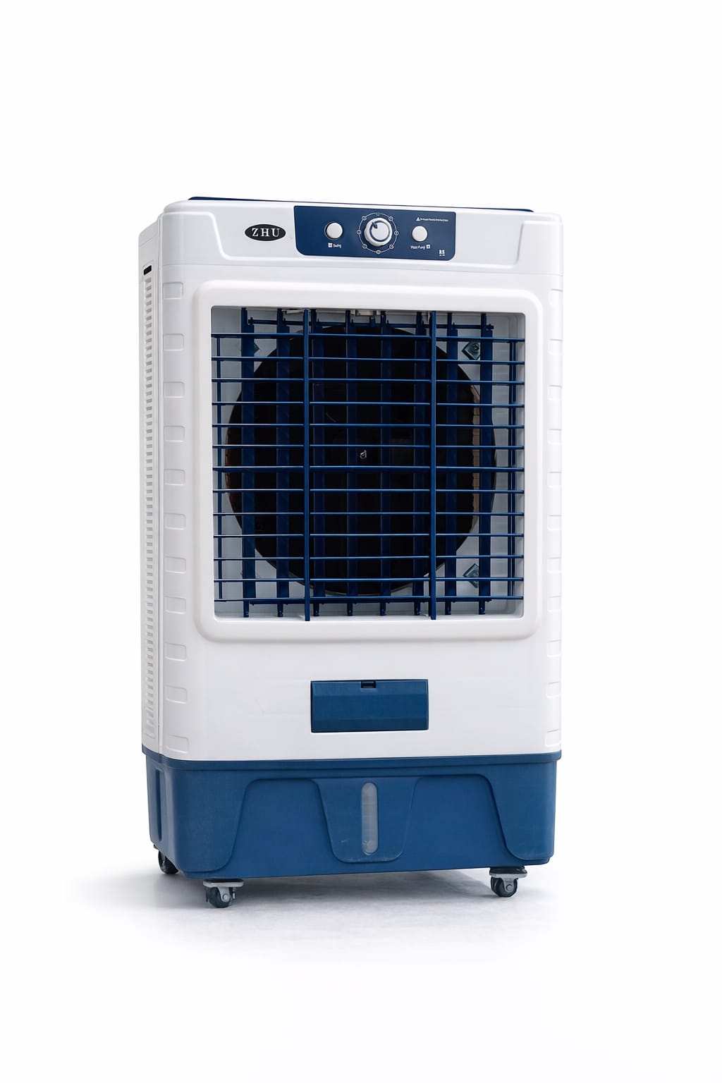 Enfriador Evaporativo De Aire Con Ruedas Industrial 60 Litro Blanco