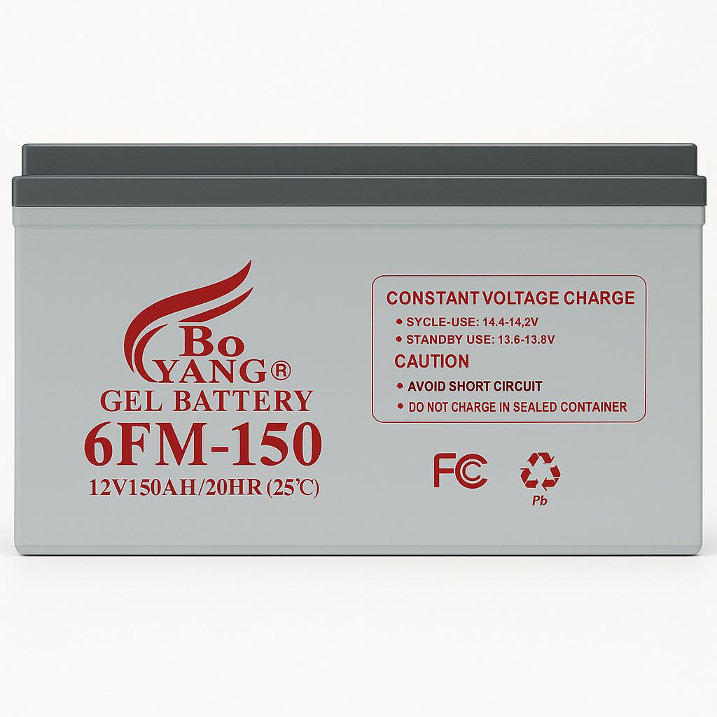 BATERÍA DE GEL CICLO PROFUNDO 150Ah 12V -ENERGÍA SOLAR EFICIENTE