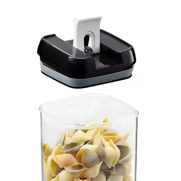 SET DE 7 CONTENEDORES HERMÉTICOS DE PLÁSTICO PARA COCINA Y DESPENSA