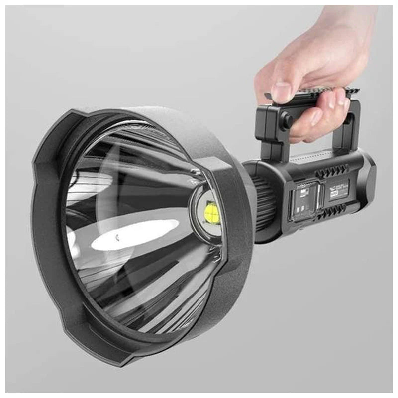 LINTERNA LED LARGO ALCANCE 600 METROS USB + TRÍPODE