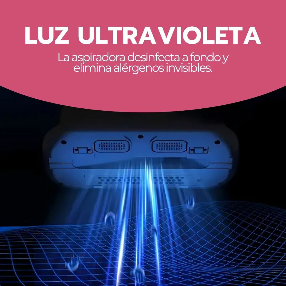 ASPIRADORA INALÁMBRICA ANTIÁCAROS AL VACÍO RECARGABLE