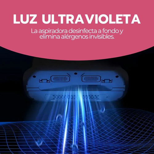 ASPIRADORA INALÁMBRICA ANTIÁCAROS AL VACÍO RECARGABLE