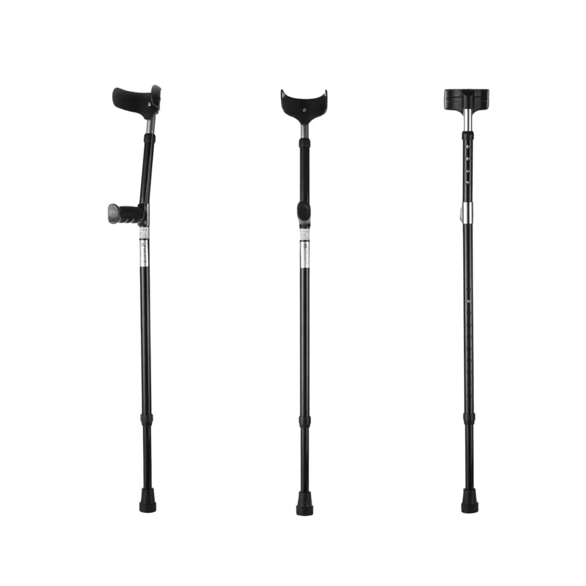 PACK X2 MULETAS ORTOPÉDICAS CANADIENSES AJUSTABLES ANTIDESLIZANTES ADULTO MAYOR