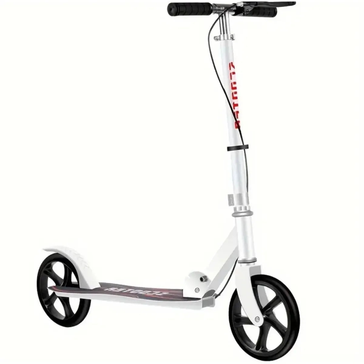 SCOOTER PATINETA BLANCA PLEGABLE CON DOBLE FRENO