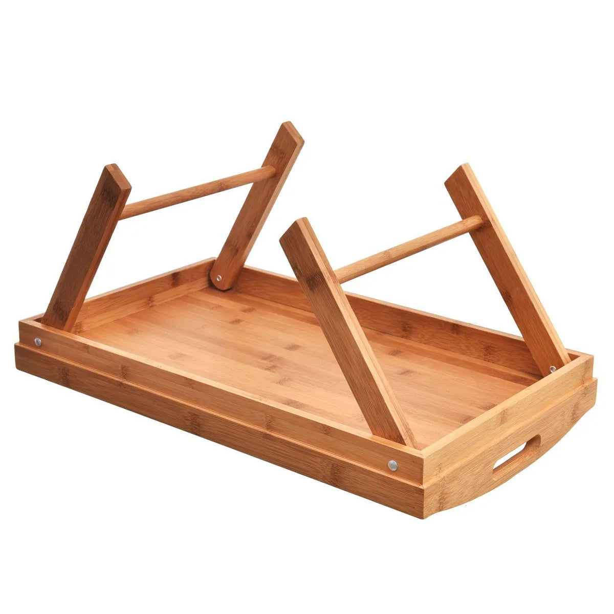 MESA BANDEJA PLEGABLE DE BAMBÚ PARA CAMA Y SOFÁ
