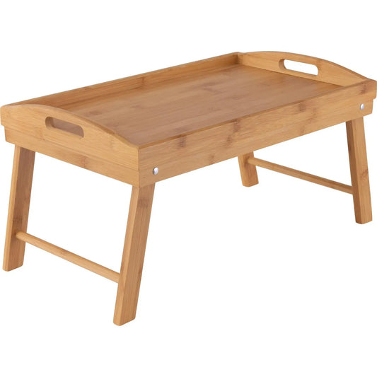 MESA BANDEJA PLEGABLE DE BAMBÚ PARA CAMA Y SOFÁ