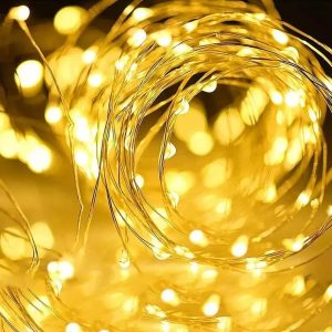 Guirnalda Solar Luces Hada para Decoración 20 Mts (Pack de 2)