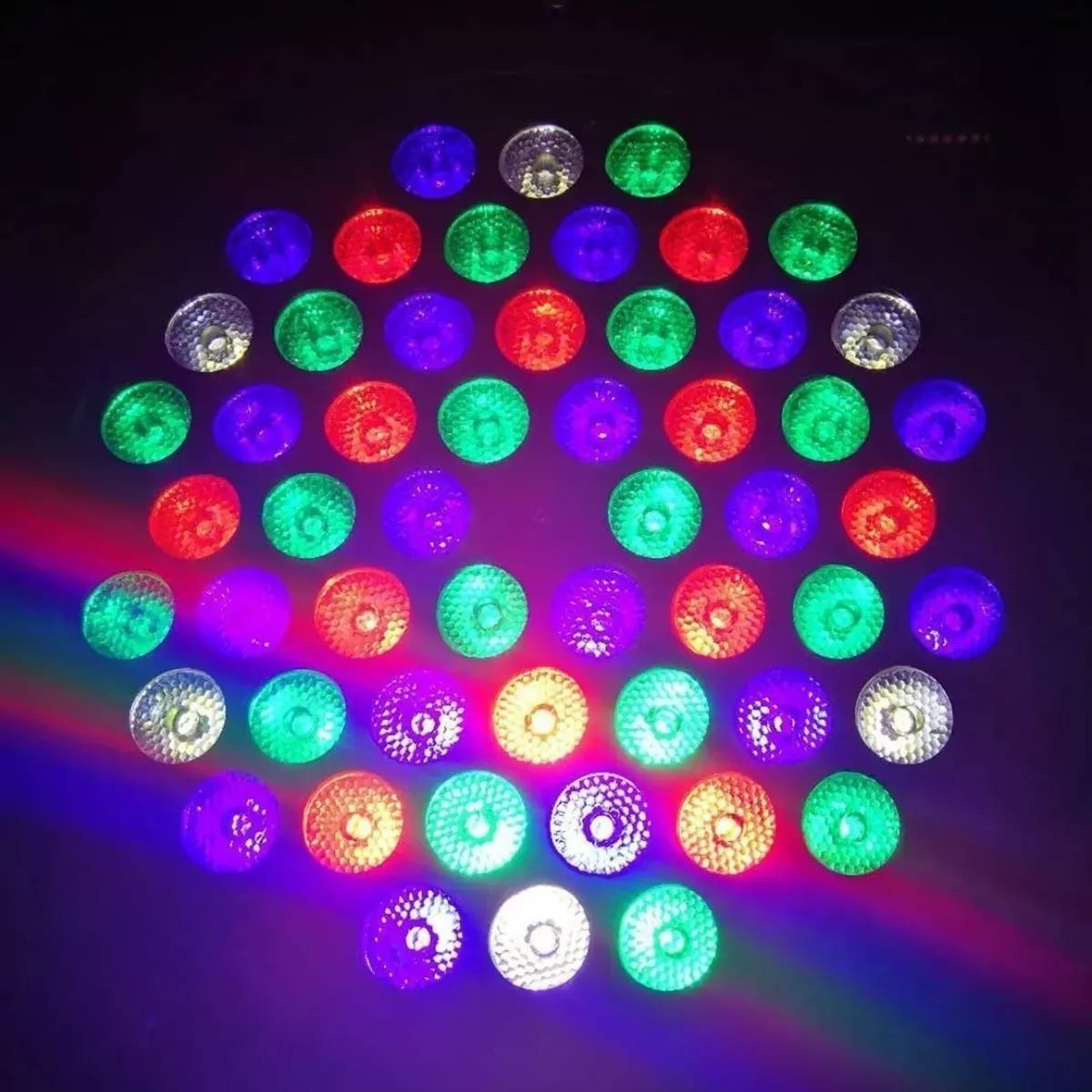 Pack de 2 Focos LED RGB DMX - 36 LEDs para Fiesta y Disco - Imagen 3