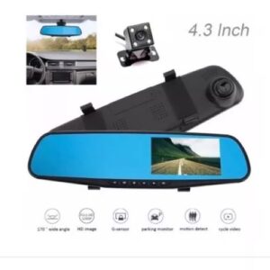 Espejo Retrovisor Camara Frontal Y Cámara Retroceso