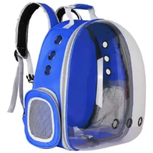 Mochila Transparente para Mascotas – Cómoda y Segura