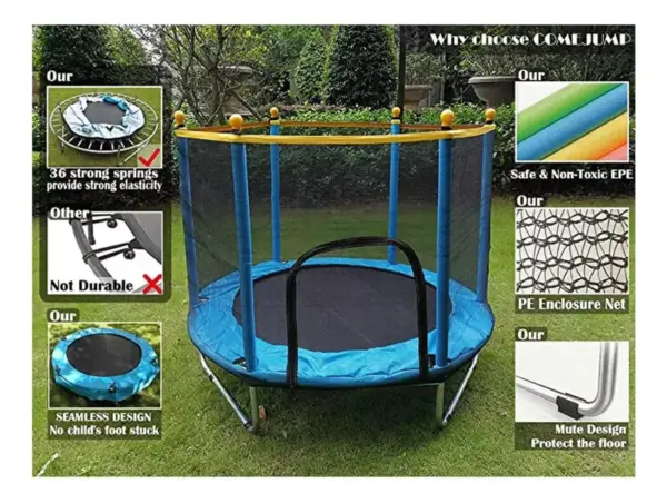 Cama Elástica Trampolín para Niños 1.4m – Brinca Brinca - Imagen 3
