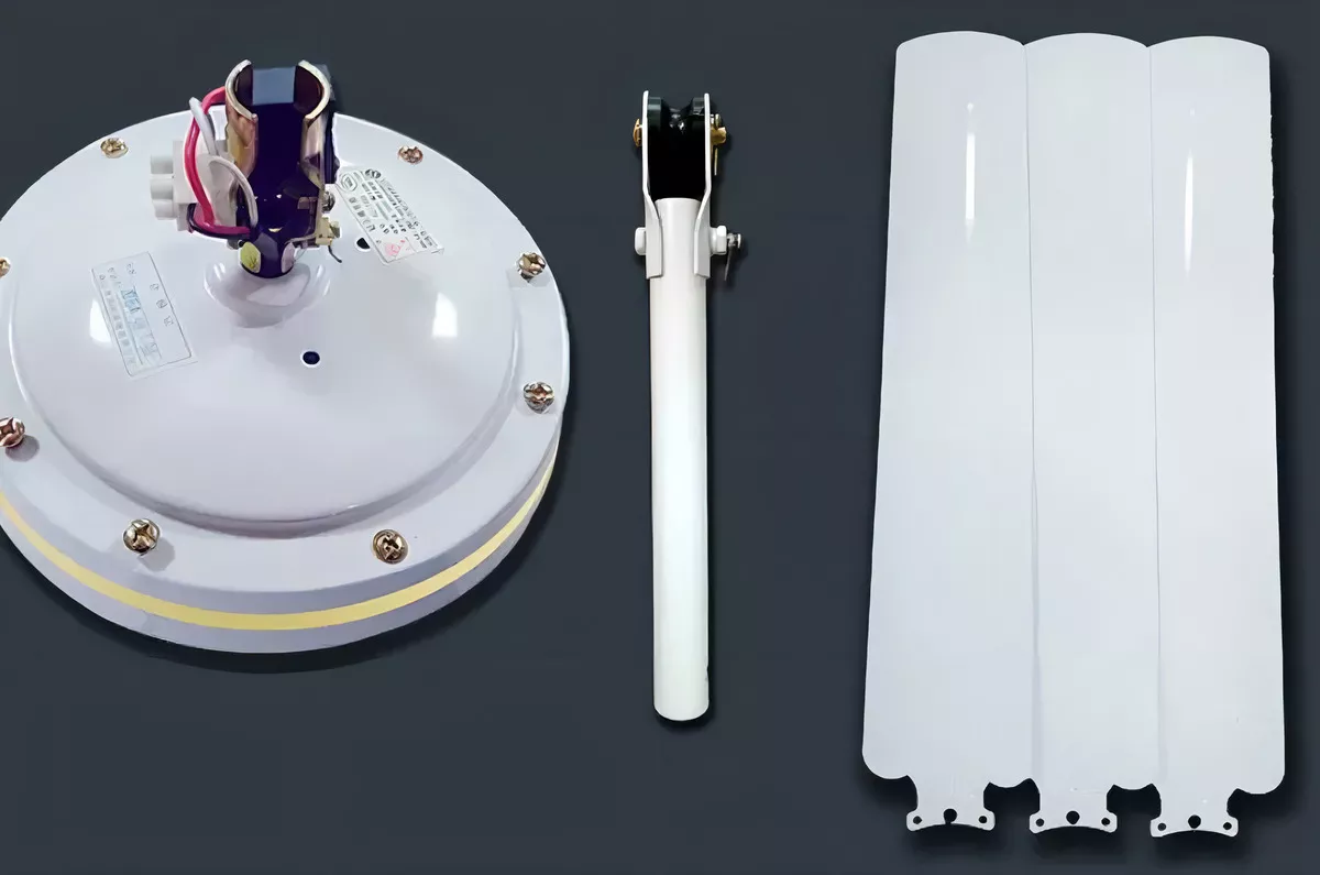 Pack x3 Ventiladores de Techo Metálicos – 3 Aspas – 142 cm – Blanco - Imagen 4