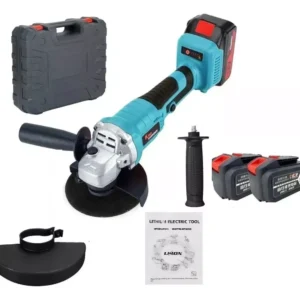 Esmeril Galletero Angular Recargable 98V con 2 Baterías + Cargador