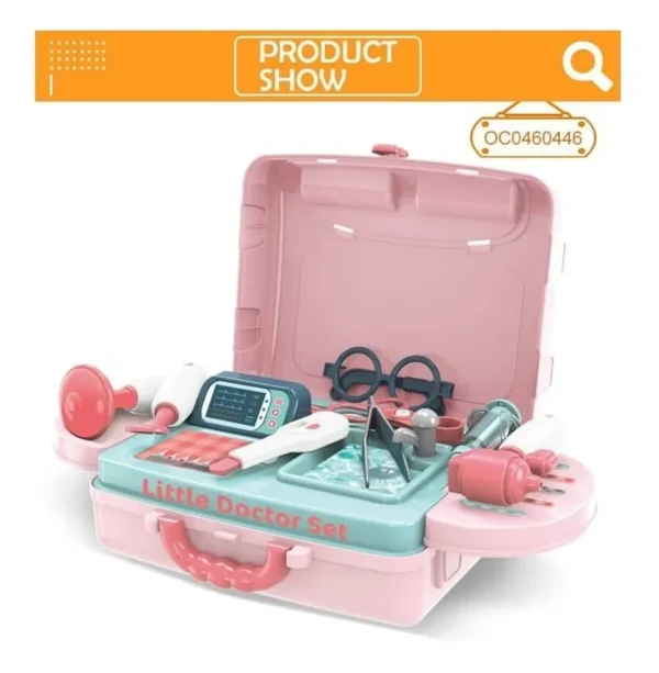 Maleta Doctor Portátil para Niñas – Set 3 en 1 Juguete Didáctico - Imagen 5