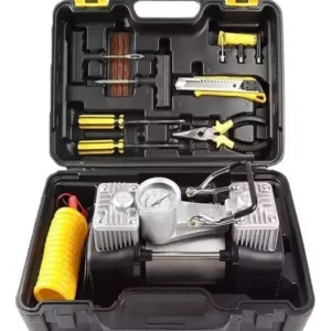 Compresor de Aire Neumático con Doble Cilindro – 150 PSI