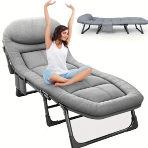Cama Catre Portatil Plegable Con Colchon Desmontable