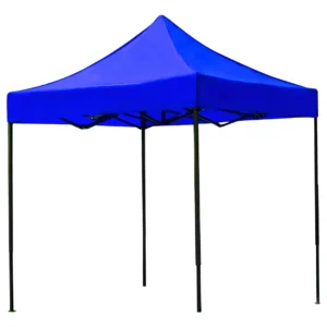 Toldo 3x3 Carpa Exteriores Impermeable Ajustable Portatil Color Azul
