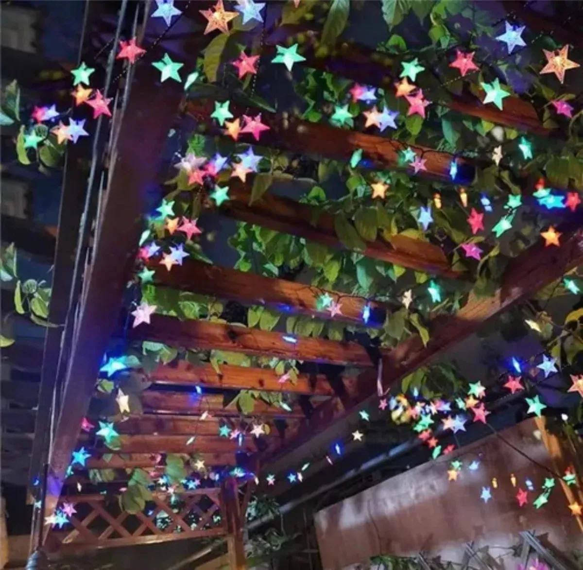 Luces Estrellas Guirnalda Led Navidad Solar Multicolor 08 - Imagen 3