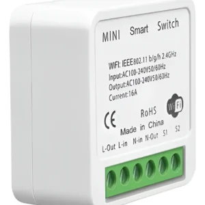 Interruptor Relé Inteligente Switch Wifi Smart Domotica 16a Color blanco