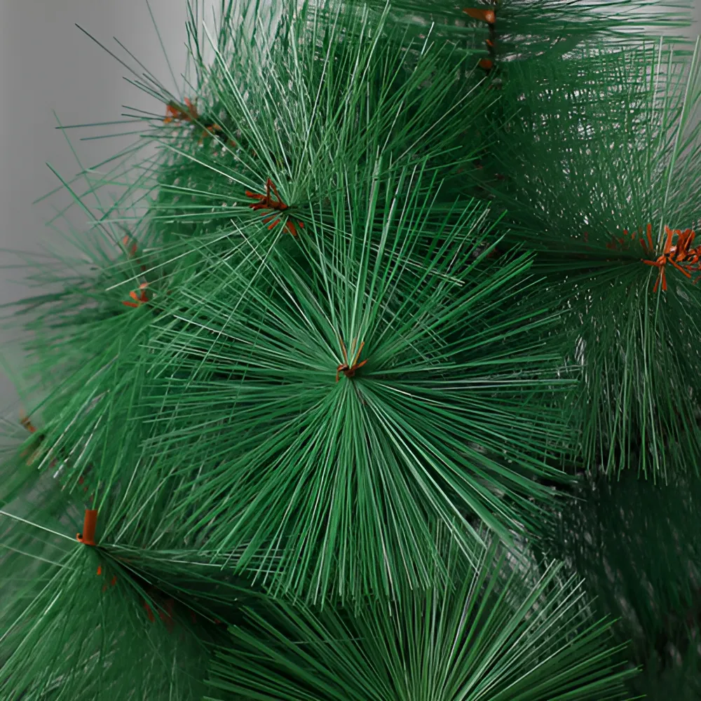 Árbol De Navidad 210cm Con Ramas De Pino, Montaje Rápido Verde - Imagen 3