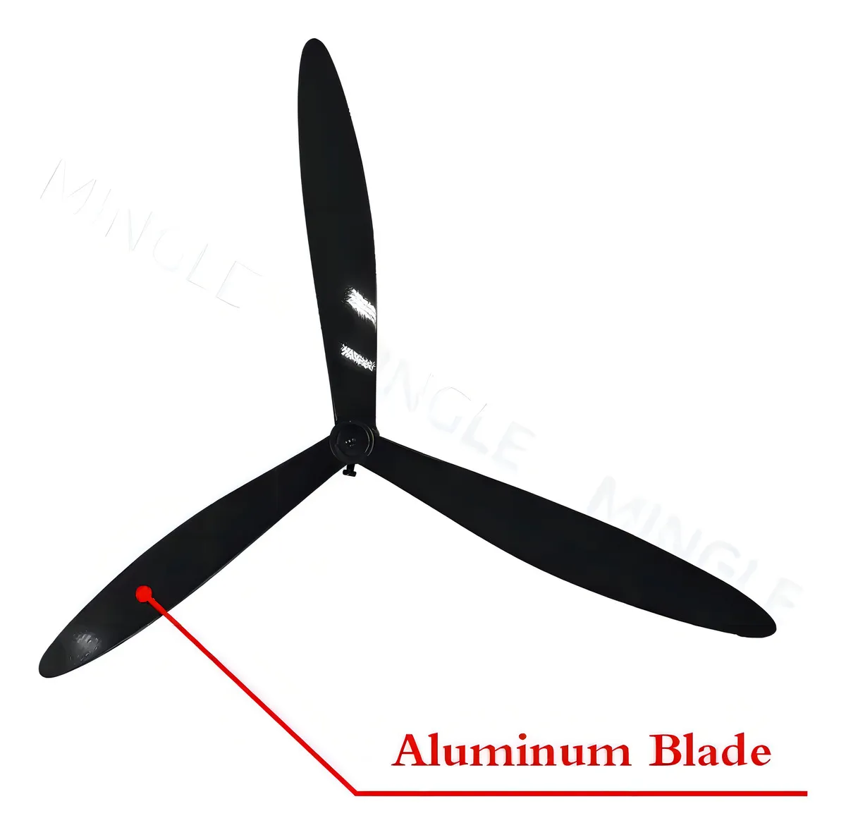 Ventilador De Pie Industrial 30 Pulgadas 76 Cm Diametro !! Cantidad De Aspas 3 Estructura Negro Material De Las Aspas Paleta Plastica - Imagen 4